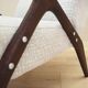 Beech armchair, Italian design, 1970s, production: Italy