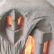 Sculpted stone lamp by Arsène Galisson
