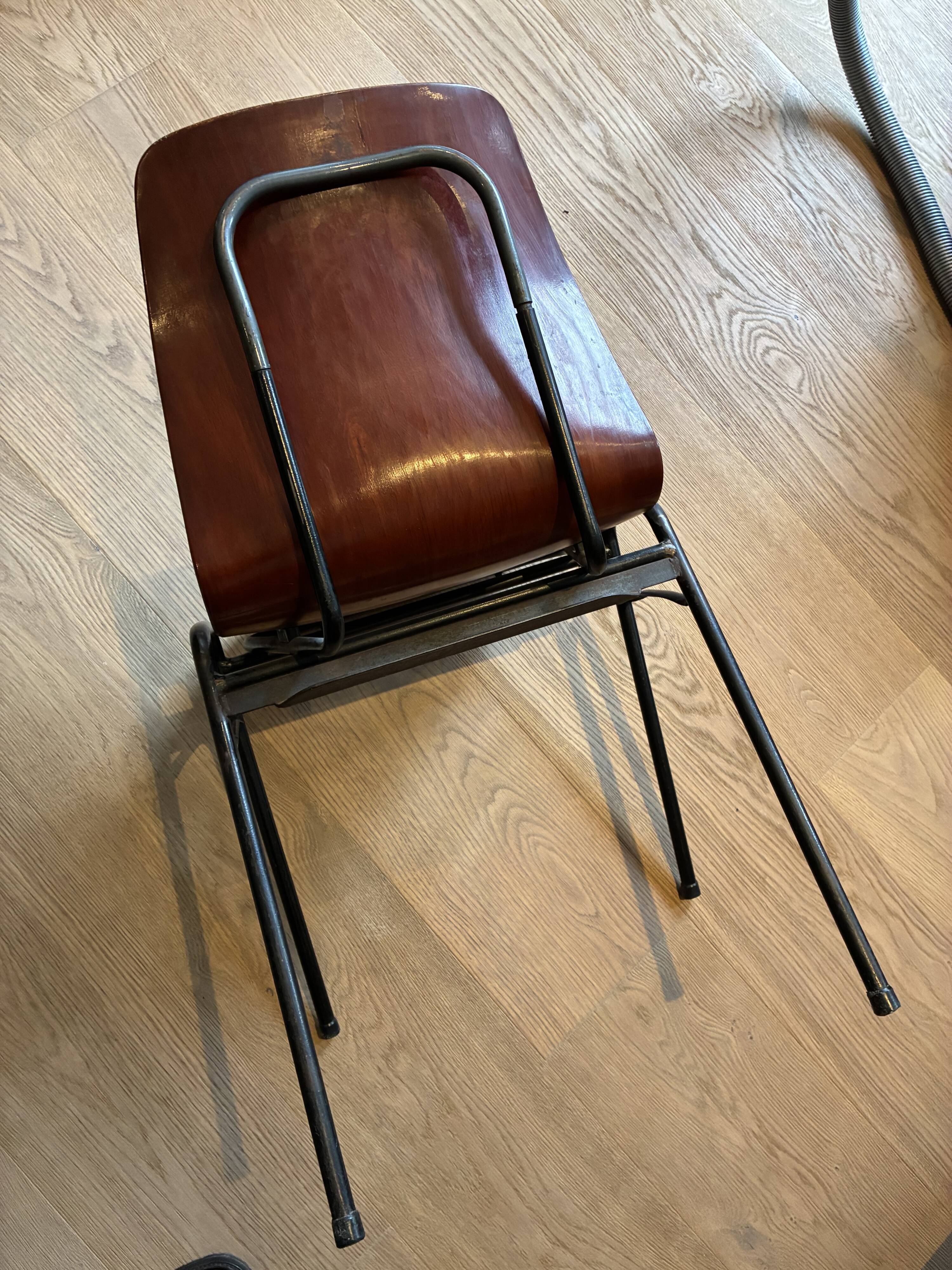 Lot de 6 chaises Pagholz vintage