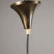 Vintage lamp in aluminium with brass plating, Italian made, 1960s.