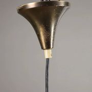 Vintage lamp in aluminium with brass plating, Italian made, 1960s.