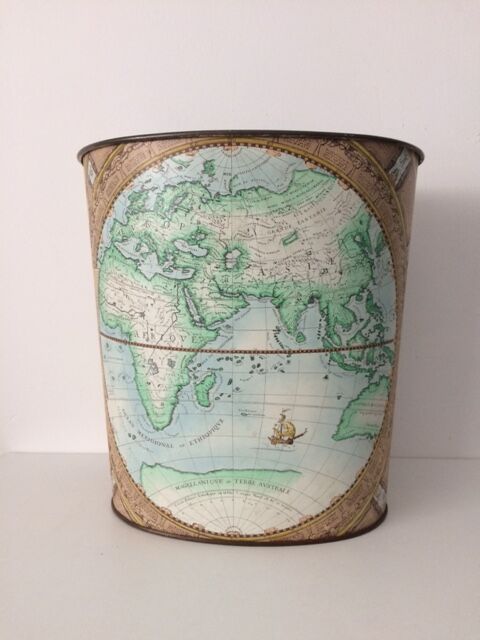 Paper basket 1960 screen-printed sheet Massilly
