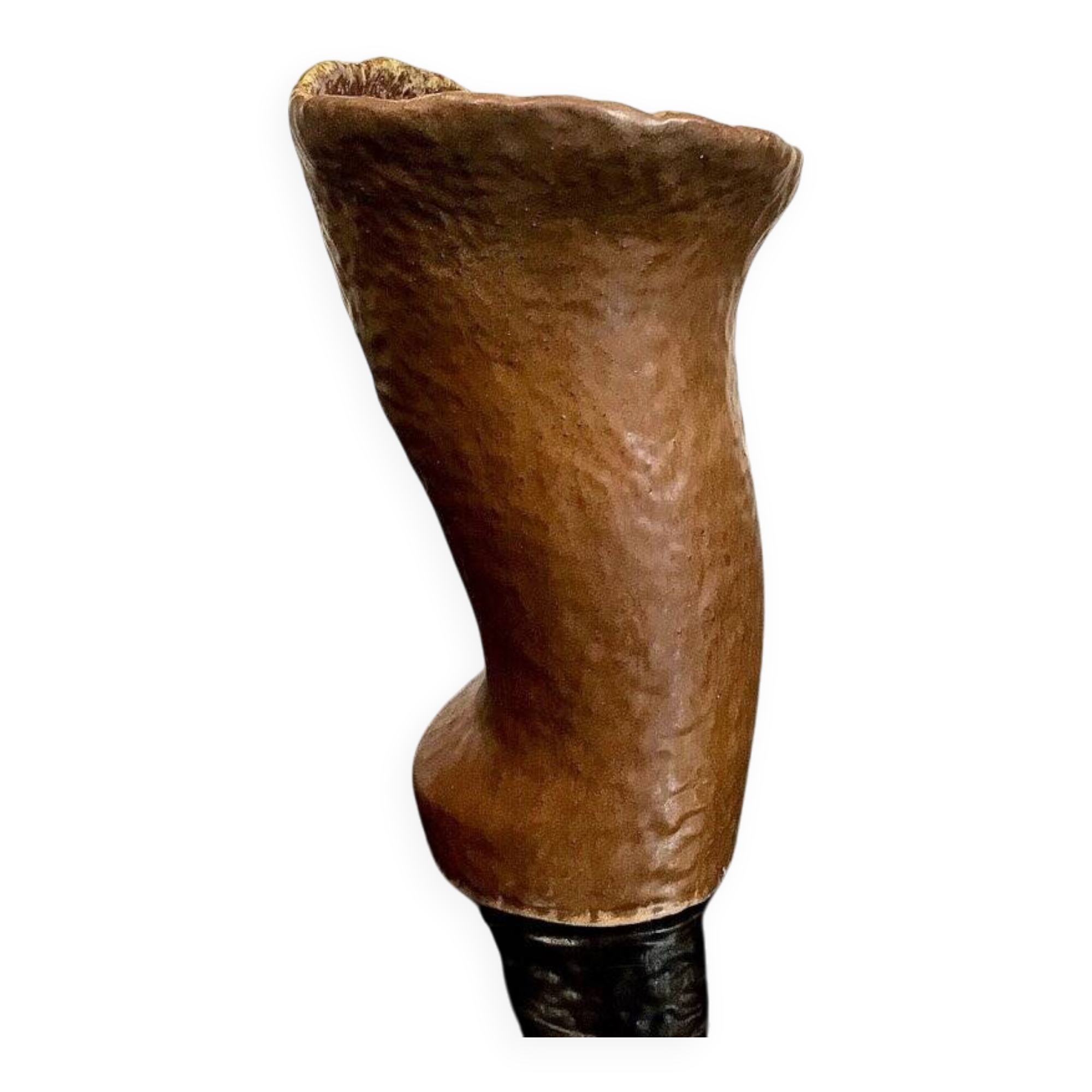 Sculptural studio ceramic art vase from Atelier Sorembe, Germany 1970s