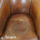 Fauteuil club en cuir de mouton