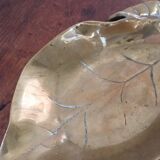 Large empty brass fruit pocket