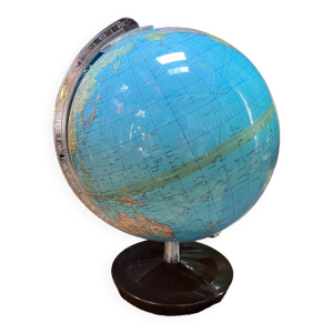 Globe mappemonde vintage seventies