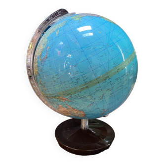 Globe mappemonde vintage seventies Duplex