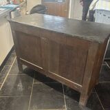 Buffet Empire early 19th century – Black stone top – Finished back