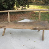 Brutalist farm bench