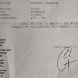 Handmade Romanian Mechkine rug 357x251cm