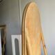 Floor mirror in bamboo and rattan H:1m80