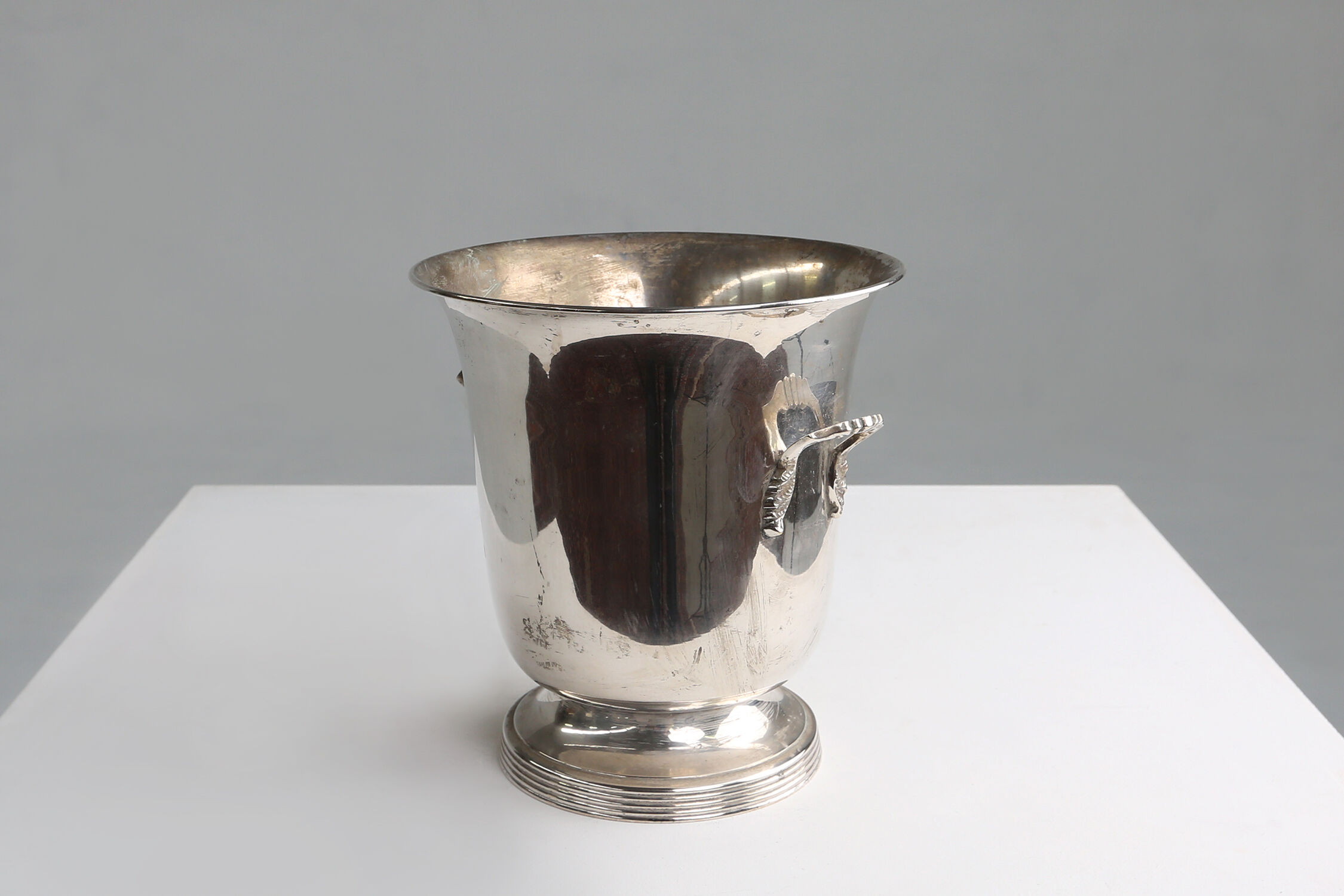 Old silver plated ice bucket ca.1900