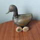 Vintage wooden duck collectible toy