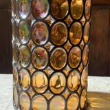 Limburg 1970s amber cloisonné glass ceiling light