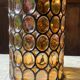 Limburg 1970s amber cloisonné glass ceiling light