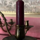 Antique gilded bronze chandelier with 8 lights
