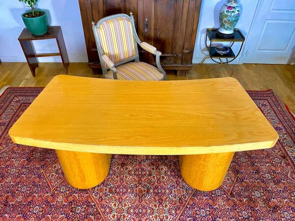 Bureau boomerang art déco, 1940 environ