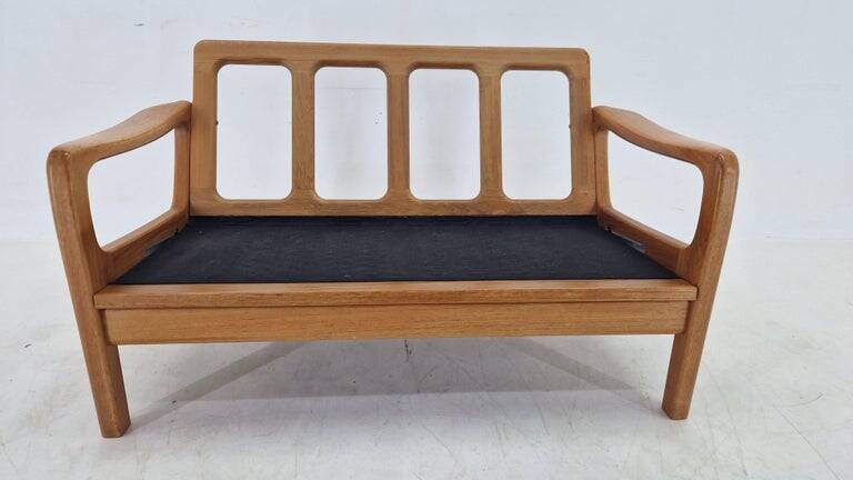 Midcentury 2 seater Teak Sofa by Juul Kristensen, Denmark, 1970s