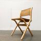 Vintage Italian folding chairs by Ilmari Tapiovaara for Olivo Italy, set of 3.