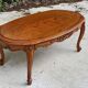 Table basse vintage Louis XV en bois 115cm
