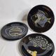 Set of 6 vintage plates with fish decoration after Robert Picault, 1960, 24 cm