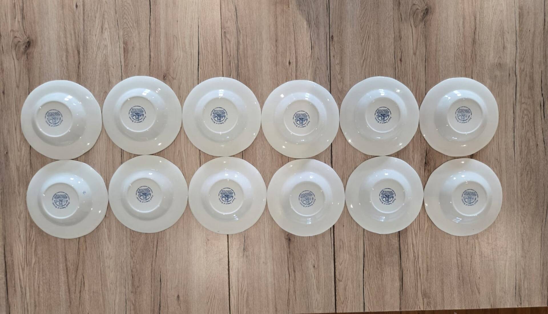 12 New Flat Plates Enoch Wedgwood Royal Homes of Britain