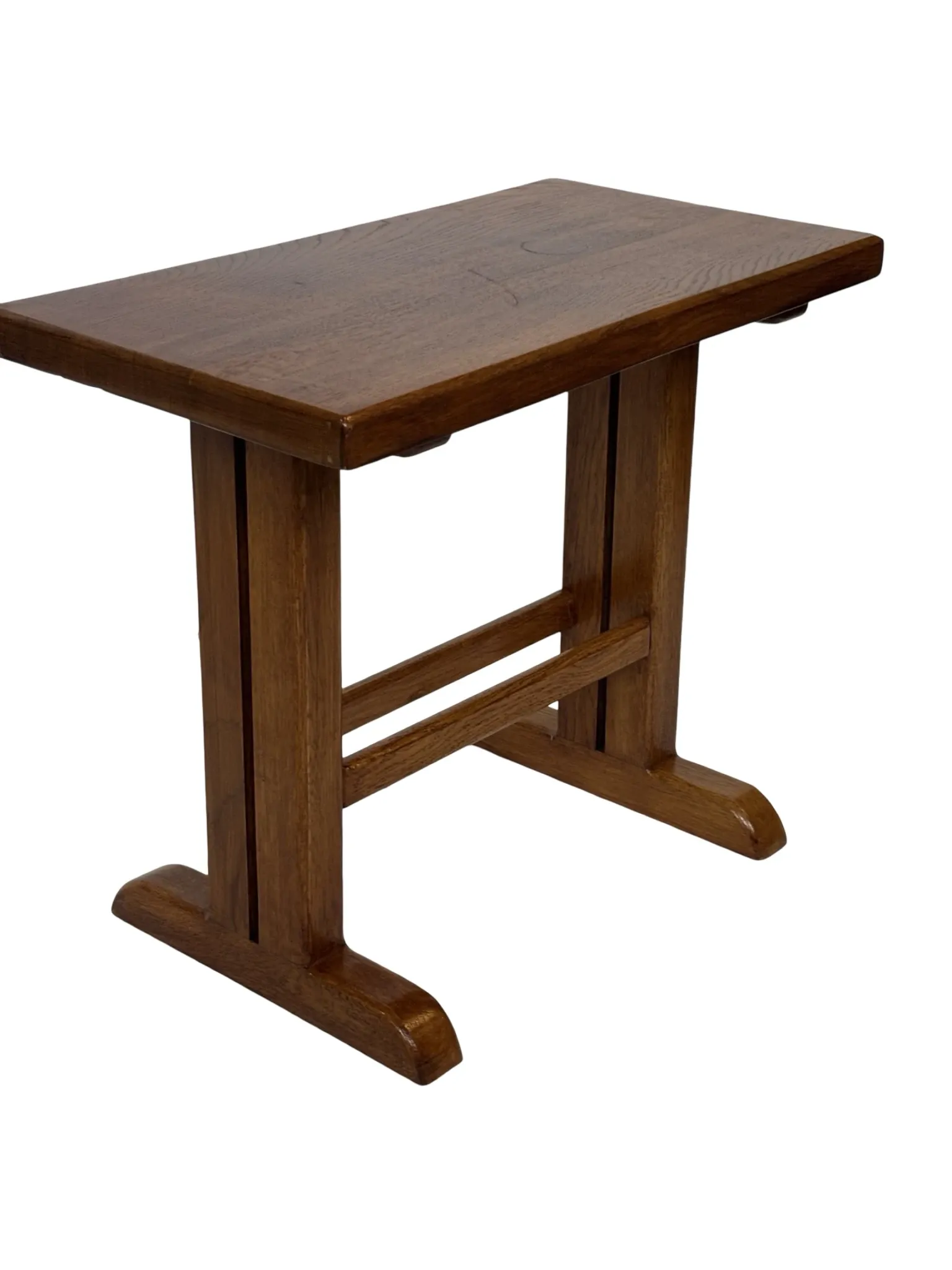 Vintage side table, Shaker-style, compact design, solid wood