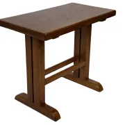 Vintage side table, Shaker-style, compact design, solid wood