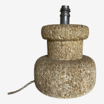 Baluster lamp 1970 in Gard stone