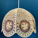 Suspension flowers in raffia - 60s
