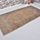 Orange & Brown Turkish Vintage Rug sku M22