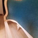 Lit capitonné style Louis XV