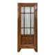 Reconstruction-style oak display cabinet