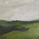 Small Vintage Oil On Canvas Landscape signed by artist B.Delefors