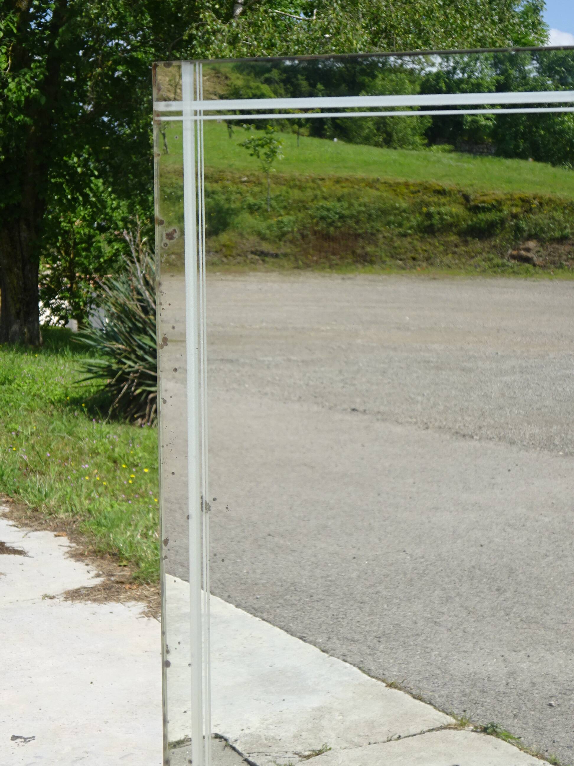 Small Art Deco dressing table in light wood