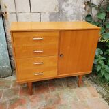 Buffet vintage miel dorée