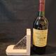 Pair of art deco bookends in black and grey marble