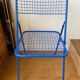 Chaise pliante "Ted Ned" bleue par Niels Gammelgaard