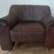 Swiss club chair by Sede Designer Leather Model DS44 1970s