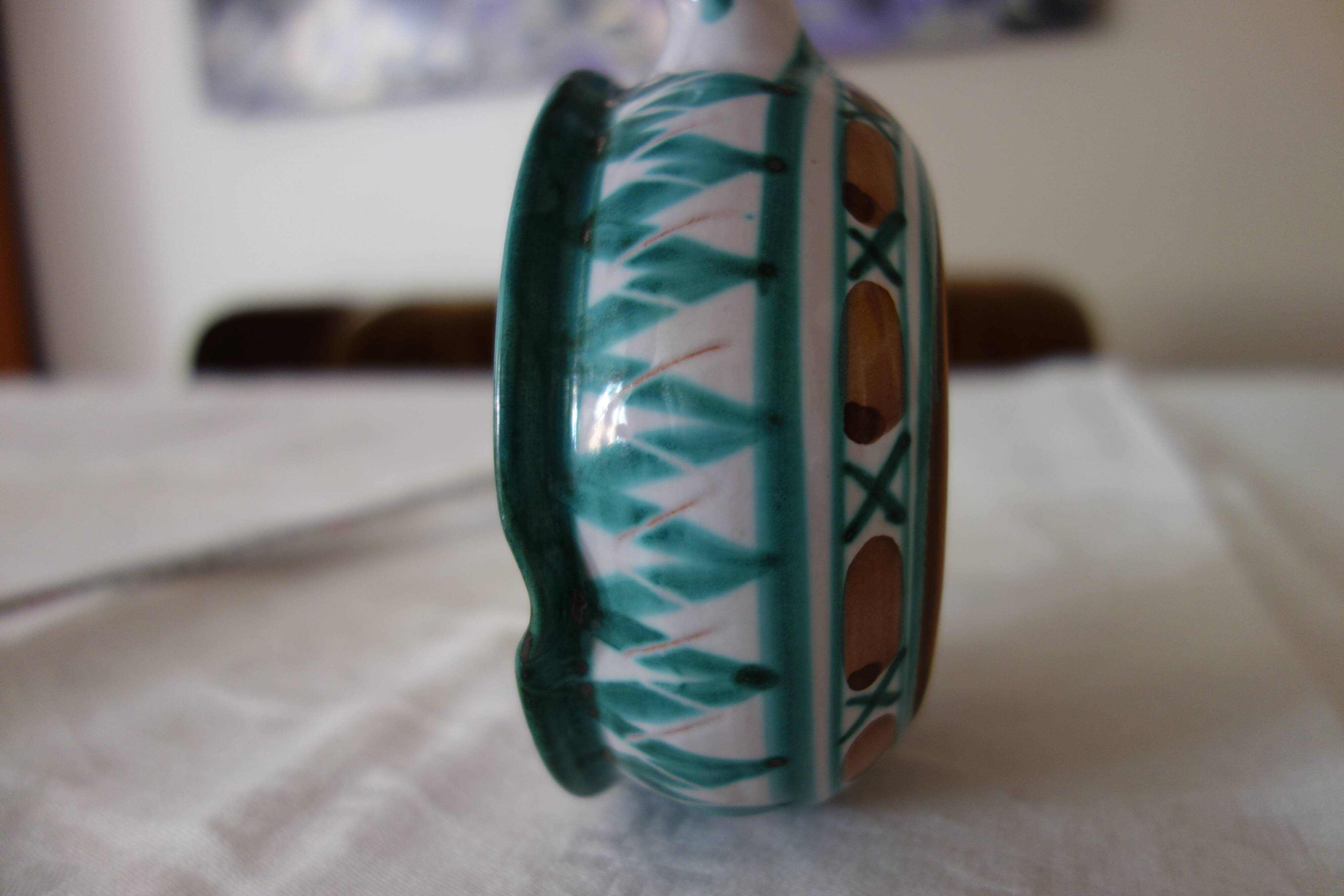 GLAZED CERAMIC POT BY ROBERT PICAULT 1960