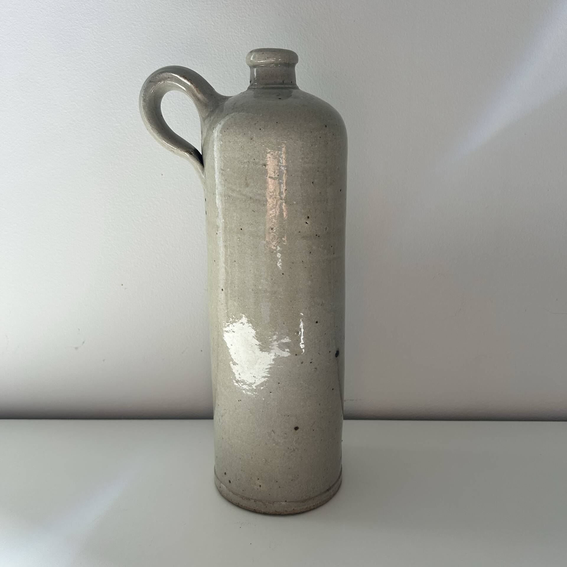 Large stoneware bottle