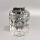 1970s Lalique crystal "Tokyo" table lighter signed. Made in France