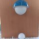 Blue and white suspension