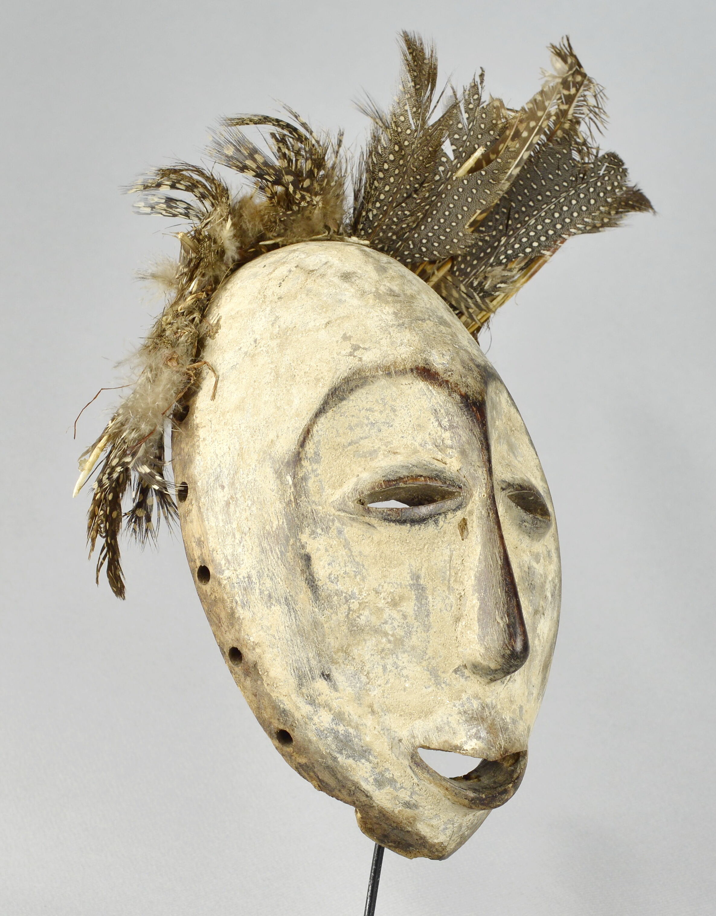Superbe Masque idimu LEGA Congo Rdc rt Tribal Africain