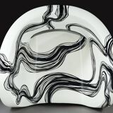 Smoke - Fauteuil Little Albert de Ron Arad, peint à la main, Signé Amane