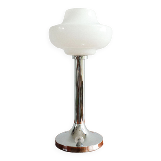 Lampe de table chromée de style Art Déco, années 1940