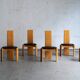 Set of 6 dining chairs by Mario Marenco