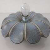German flower wall lamp from Pan Keramik, 1970s