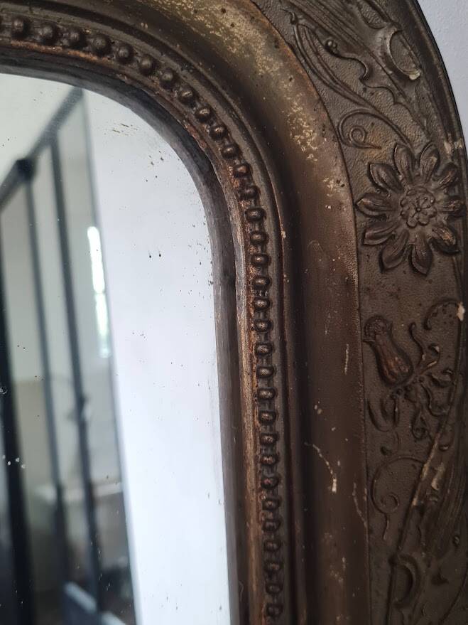 Large Louis Philippe mirror 137 x 83
