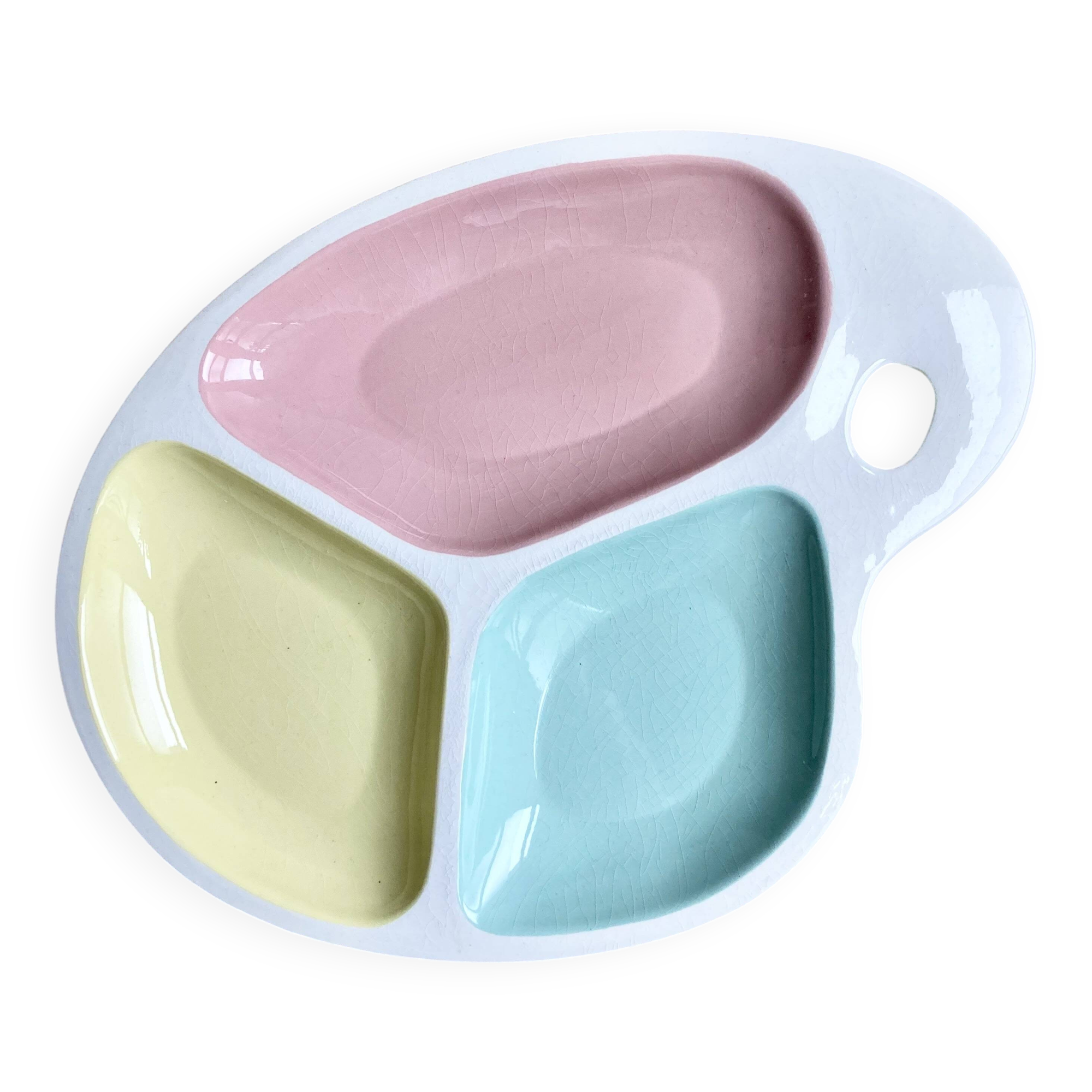 Vintage Palette 50's aperitif dish